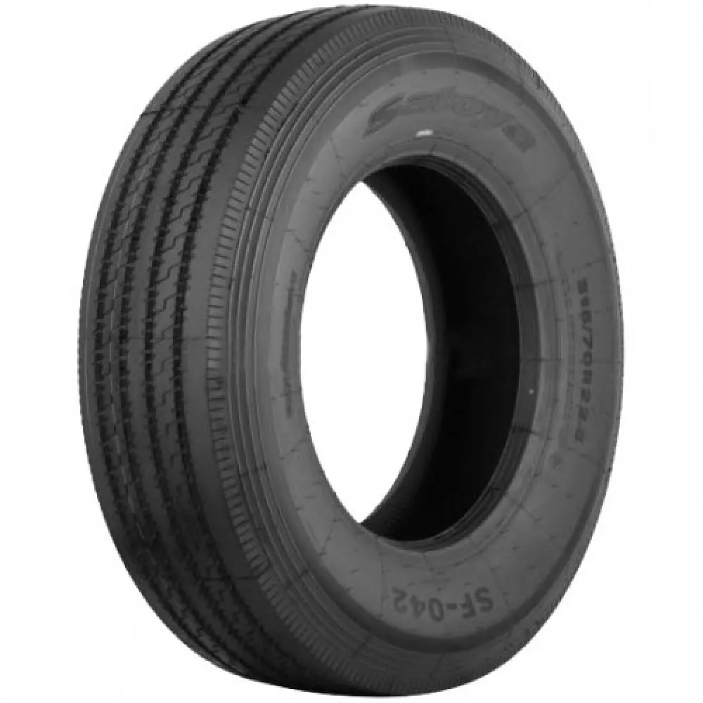 Грузовая шина SATOYA SF-042 315/80R22.5: Всесезонная Надежность для Рулевой Оси в Розе